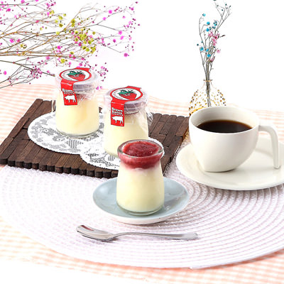 【名称】洋菓子【数量・内容】いちごミルクプリン（80ml）×6【賞味期間】冷凍30日【原材料】生乳、いちごピューレ、グラニュー糖、トレハロース、ゲル化剤【仕様】掲載商品には、アレルギーの原因といわれる